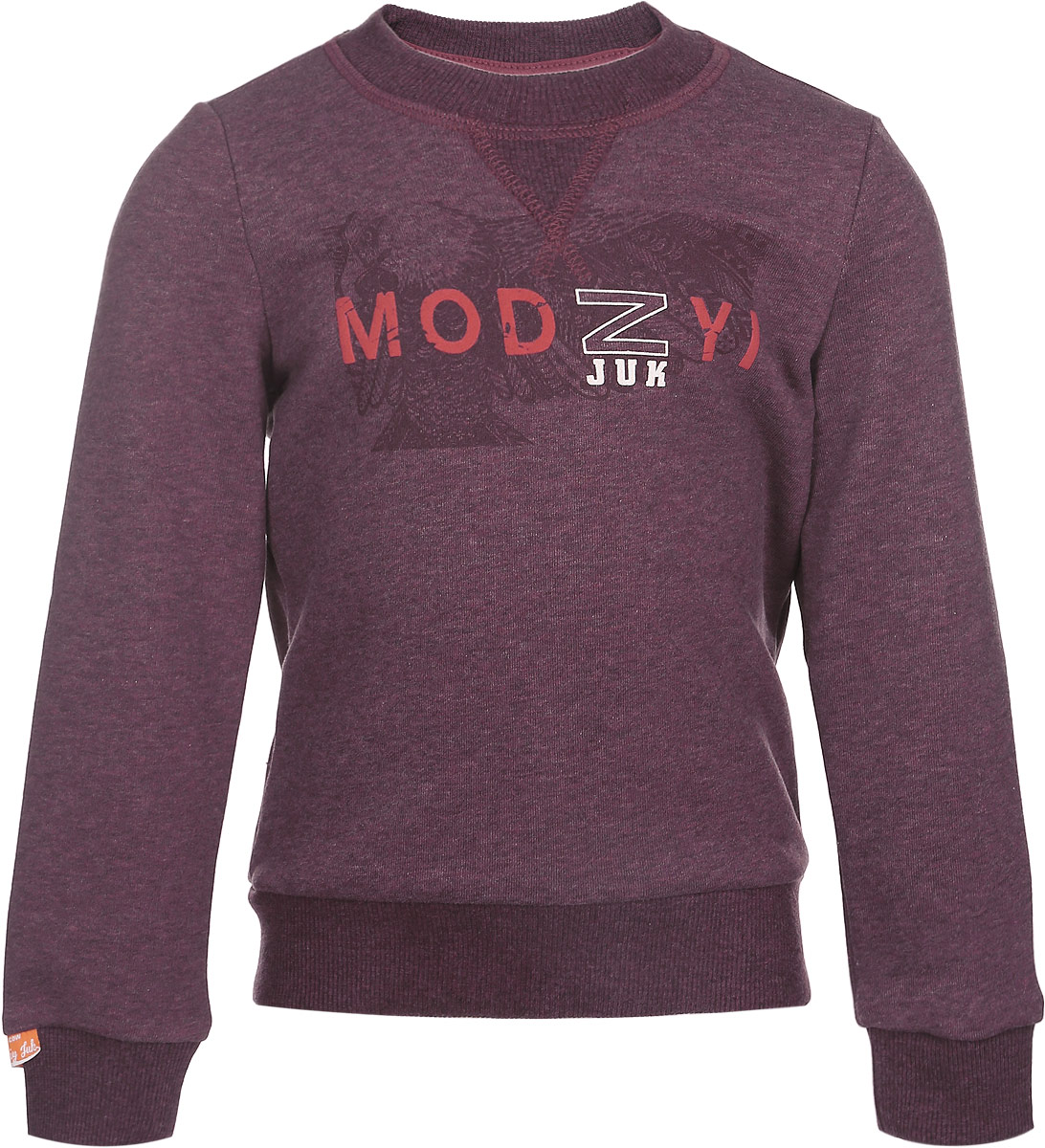 Свитшот07В00100700 Свитшот07В00100700Стильный свитшот Modniy Juk идеально подойдет вашему юному моднику. Изготовленный из хлопка с добавлением полиэстера, он очень мягкий, тактильно приятный, не сковывает движения и позволяет коже дышать. Лицевая сторона изделия гладкая, изнаночная с небольшими петельками. Модель с длинными рукавами и круглым вырезом горловины. Вырез горловины и низ изделия дополнены трикотажными резинками. На рукавах предусмотрены широкие эластичные манжеты, не стягивающие запястья. Свитшот украшен оригинальным принтом в стиле Modniy Juk. Свитшот станет замечательным дополнением к детскому гардеробу, он обеспечит ребенку тепло и комфорт!
