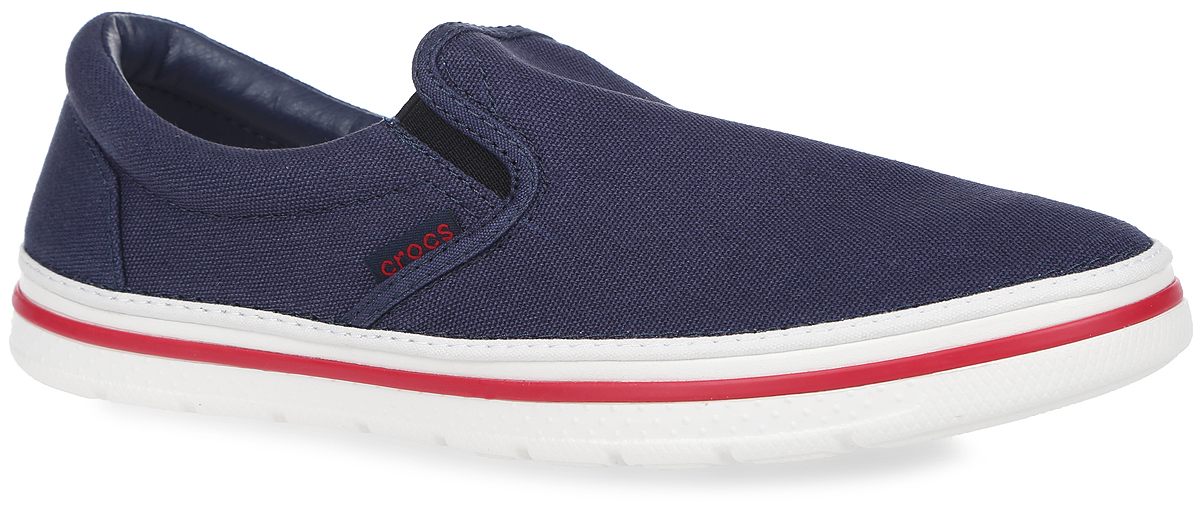 Слипоны201084-04O Слипоны201084-04OМодные слипоны Norlin Slip-on от Crocs заинтересуют вас своим дизайном с первого взгляда! Модель, изготовленная из плотного текстиля, сбоку оформлена нашивкой с названием бренда. Эластичные вставки по бокам обеспечивают идеальную посадку модели на ноге. Стелька из материала EVA с текстильной вставкой обеспечивает максимальный комфорт при движении. Внутренняя поверхность из текстиля и искусственной кожи не натирает. Подошва из материала Croslite очень легкая и гибкая. Рифление на подошве гарантирует идеальное сцепление с поверхностью. Стильные слипоны займут достойное место в вашем гардеробе.