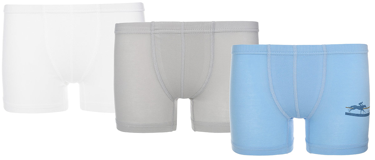 Трусы-боксеры для мальчика, 3 шт. N3042-22N3042-22 Трусы-боксеры для мальчика, 3 шт. N3042-22N3042-22Трусы-боксеры для мальчика Baykar станут отличным дополнением к детскому гардеробу. Две модели выполнены из эластичного хлопка, одна - из натурального. Изделие мягкое и тактильно приятное, не раздражает нежную и чувствительную кожу ребенка, хорошо вентилируется. Плоские эластичные швы обеспечивают комфорт. Трусы-боксеры на талии имеют мягкую широкую резинку, не сдавливающую животик ребенка. В комплект входят трое трусов разных цветов. Каждая модель оформлена принтом на спортивную тематику. Такие трусики идеально подойдут ребенку, а мягкие полотна позволят ему комфортно чувствовать себя в течение дня!