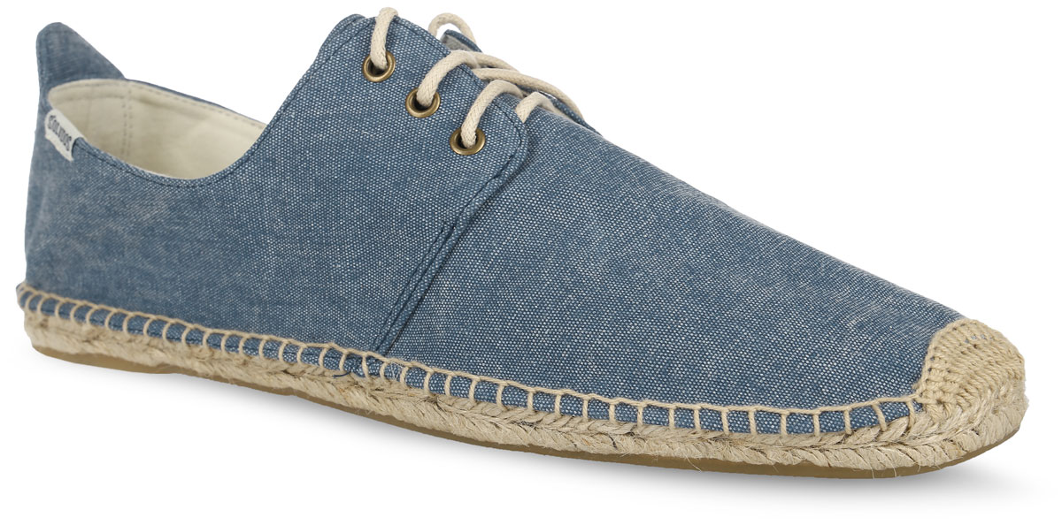 Эспадрильи мужские Washed Canvas. MLA1003MLA1003-021 Эспадрильи мужские Washed Canvas. MLA1003MLA1003-021Трендовые мужские эспадрильи Washed Canvas от Soludos очаруют вас с первого взгляда. Модель, выполненная из текстиля, оформлена крупным внешним декоративным швом по ранту. Шнуровка надежно зафиксирует модель на ноге. Стелька, выполненная из плетенной джутовой нити, комфортна при движении. Резиновая подошва с рифлением обеспечивает отличное сцепление с любой поверхностью. Стильные эспадрильи отлично подойдут для простой прогулки и для дальней поездки.