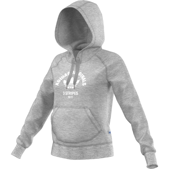 Толстовка жен Hoodie. AY6629AY6629 Толстовка жен Hoodie. AY6629AY6629ТОЛСТОВКА Женская худи из меланжевой ткани с текстурой, напоминающей помехи на экранах старых телевизоров в 80-е. Прорезиненная надпись ADIDAS ORIGINALS, расположенная полукругом на груди. Модель приталенного кроя из мягкого флиса. Карман-кенгуру Капюшон на регулируемых завязках-шнурках Рифленые манжеты и нижний край Прорезиненный логотип adidas и Трилистник на груди Приталенный крой Флис: 70% хлопок / 30% полиэстер