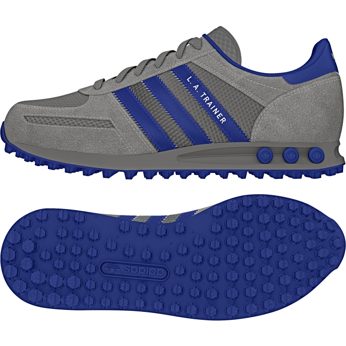 Кроссовки муж La trainer. S76060S76060 Кроссовки муж La trainer. S76060S76060КРОССОВКИ LA TRAINER OG AN AUTHENTIC REISSUE OF AN 80S TRAINING CLASSIC. Прошли десятилетия с дебюта кроссовок LA Trainer, но они до сих пор вызывают восхищение. Эта версия является переизданием оригинальной модели 1981 года. Аутентичный верх из замши и сетки дополнен контрастными деталями. Три вынимаемые вставки-колышки позволяют регулировать уровень амортизации. Верх из натуральной замши и сетки Удобная текстильная подкладка Литая промежуточная подошва из легкого ЭВА сохраняет амортизирующие свойства в течение долгого срока Вынимаемые разноцветные вставки-колышки в области пятки Зубчатая резиновая подошва