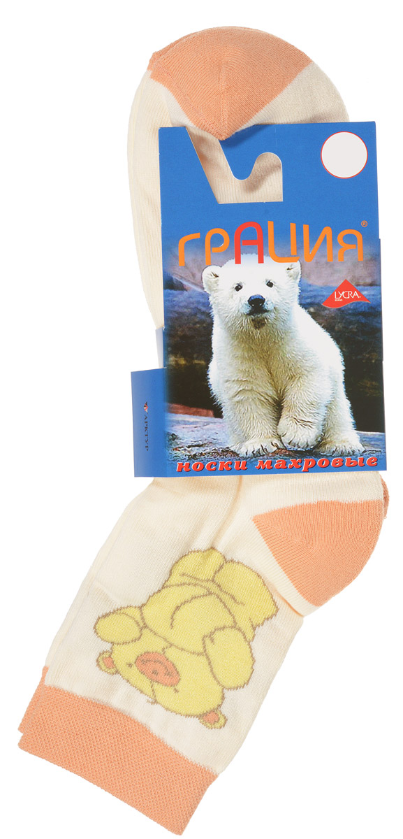Носки женские. М 1083М 1083 Носки женские. М 1083М 1083Женские теплые носки Грация, изготовленные из высококачественного комбинированного материала, очень мягкие и приятные на ощупь, позволяют коже дышать. Эластичная, резинка плотно облегает ногу, не сдавливая ее, обеспечивая комфорт и удобство. Нижняя часть носка выполнена из махры. Носки со стандартным паголенком, который оформлен рисунком забавного медвежонка. Удобные и комфортные носки великолепно подойдут к любой вашей обуви.