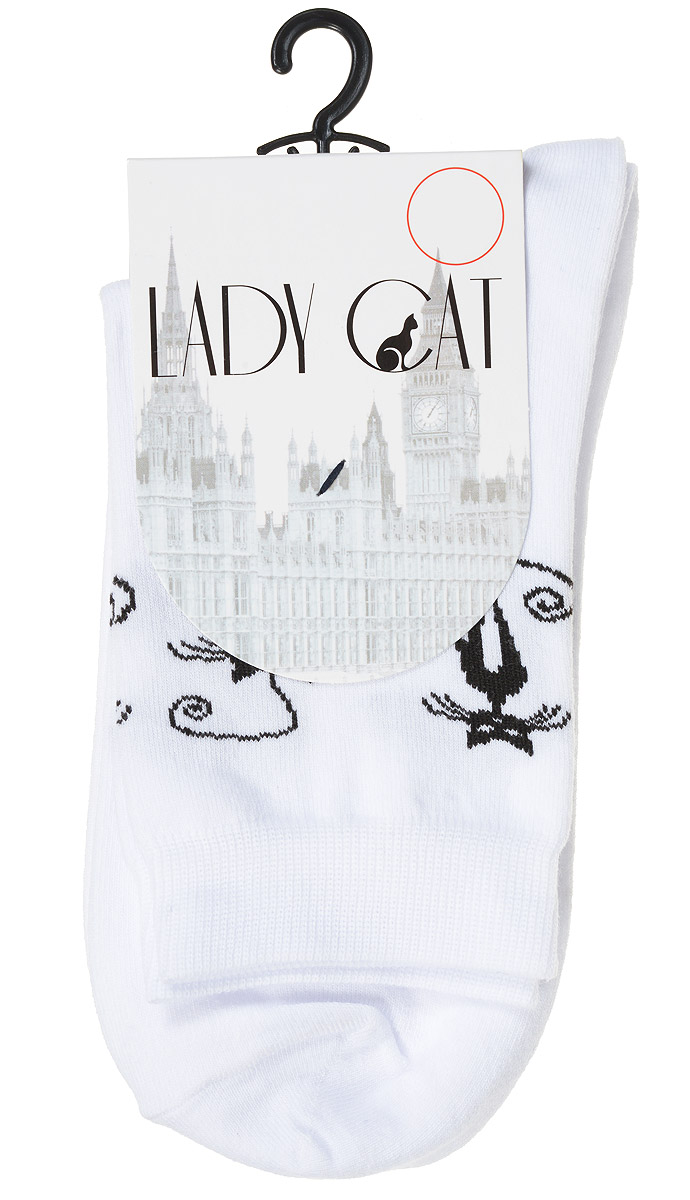 НоскиМ 3001 НоскиМ 3001Удобные женские носки Lady Cat, изготовленные из высококачественного материала, очень мягкие и приятные на ощупь, позволяют коже дышать. Эластичная резинка плотно облегает ногу, не сдавливая ее, обеспечивая комфорт и удобство. Носки со стандартным паголенком оформлены забавным принтом в виде кошек. Удобные и комфортные носки великолепно подойдут к любой вашей обуви.