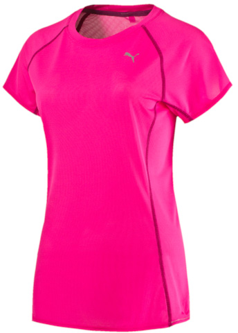Футболка51381303 Футболка51381303Футболка Puma PE Running специально предназначена для женщин и изготовлена с использованием высокофункционального материала dryCELL, который отводит влагу, поддерживает тело сухим и гарантирует комфорт во время активных тренировок и занятий спортом. Материал в виде сетки способствует циркуляции воздуха. Плоские швы не натирают кожу и обеспечивают полный комфорт. Фасон рукавов-реглан элегантен и создает свободу движений. Футболка декорирована логотипом и другими деталями из светоотражающего материала для обеспечения вашей безопасности в темное время суток.