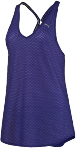 Майка514475_02 Майка514475_02Майка Puma Mesh It Up Layer Tank изготовлена с использованием высокофункциональной технологии dryCELL, которая отводит влагу, поддерживает тело сухим и гарантирует комфорт во время активных тренировок и занятий спортом. Дышащие свойства изделия обеспечиваются вставками из сетчатого материала и кроем, оставляющим открытой спину. Также свободный крой модели не стесняет движений и позволяет легко комбинировать изделие с другими предметами одежды. Логотип Puma из светоотражающего материала обеспечивает вашу безопасность в темное время суток.
