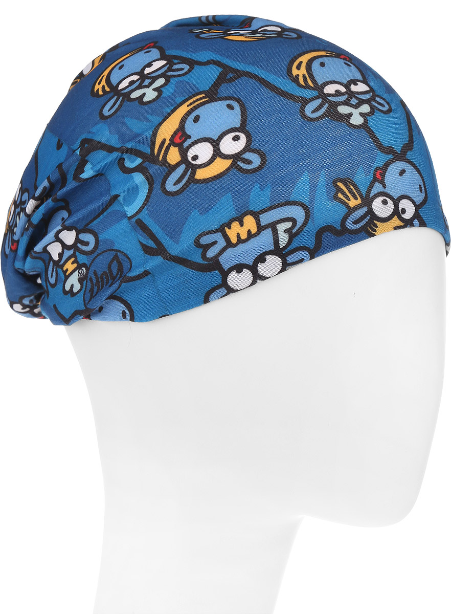 Бандана детская Original Ardia. 110908.00110908.00 Бандана детская Original Ardia. 110908.00110908.00Многофункциональная детская бандана из серии Kukuxumusu выполнена из мягкой микрофибры. Благодаря материалу Coolmax, влага моментально отводится наружу и высыхает, также обеспечивается 95% защита от ультрафиолетовых лучей. Специальная четырехканальная структура материала Coolmax Extreme формирует систему, которая выводит влагу наружу от кожи к внешнему слою ткани. Благодаря своевременному отводу влаги поддерживается нормальная температура тела, и снижается риск перегрева. Ткань обработана ионами серебра, обеспечивающими длительный антибактериальный эффект и предотвращающими появление запаха. Материал не теряет цвет и эластичность, не требует глажки. Бесшовная бандана-труба оформлена рисунком мордочек овечек и дополнена фирменным логотипом бренда. Модель можно носить на шее и на голове, как шейный платок, маску, бандану, шапку и подшлемник. Изделие очень эластично и принимает практически любую форму. Свойства материала позволяют использовать бандану...