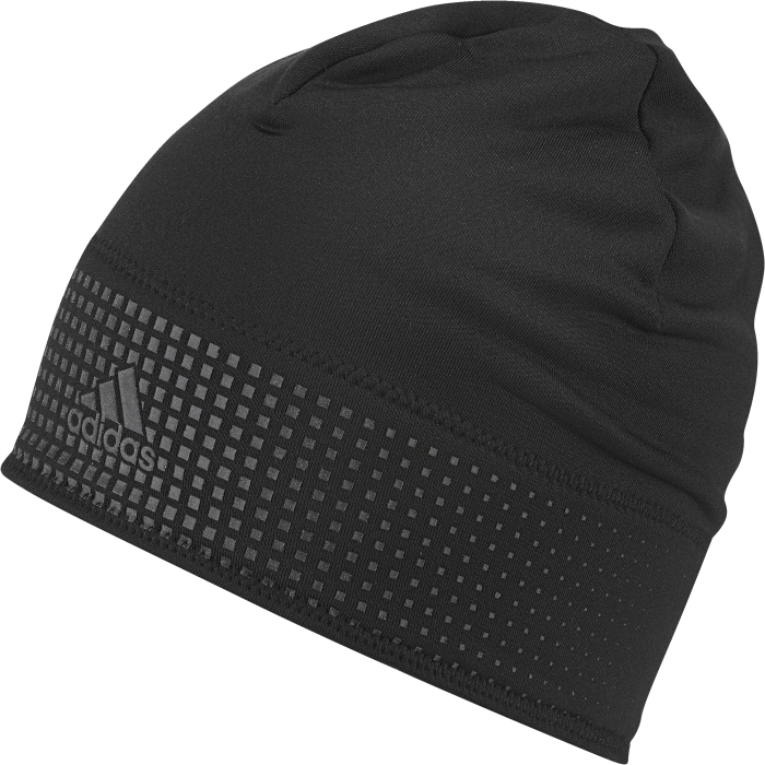 Шапка с логотипомS94117 Шапка с логотипомS94117Шапка-бини для бега Adidas Climaheat выполнена из легкого материала и обеспечивает ощущение сухости и тепла. В этой шапке вы сможете комфортно тренироваться даже в холодную погоду. Ткань с технологией climalite быстро и эффективно отводит влагу с поверхности кожи, поддерживая комфортный микроклимат. Светоотражающие детали.