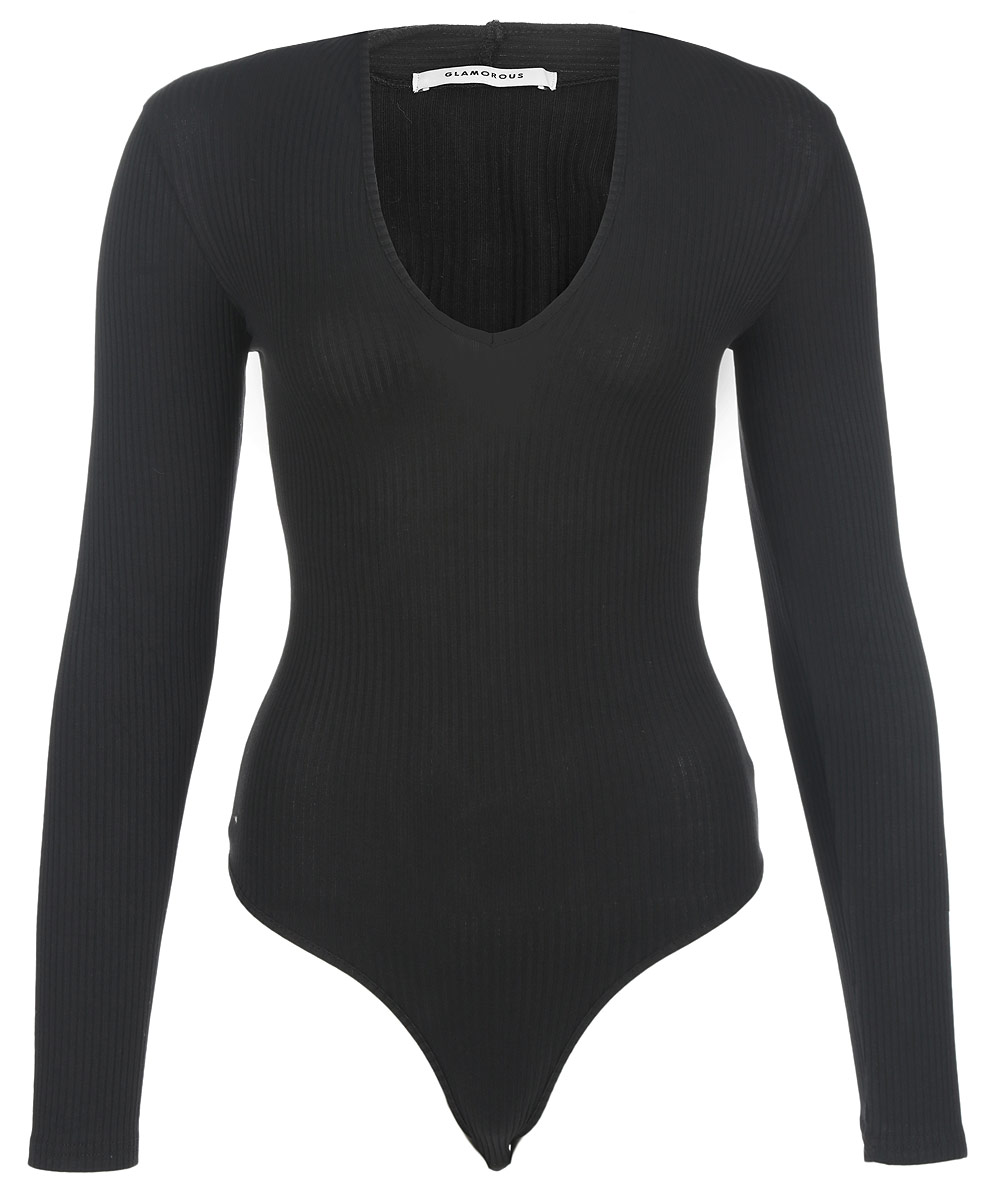 Боди женское. CK3339CK3339_Black Боди женское. CK3339CK3339_BlackСтильное женское боди Glamorous, выполненное из эластичного хлопка, подчеркнет ваш уникальный стиль и поможет создать оригинальный женственный образ. Боди с длинными рукавами и V-образным вырезом горловины. Изделие дополнено ластовицей на кнопках. Это боди будет дарить вам комфорт в течение всего дня и послужит замечательным дополнением к вашему гардеробу.