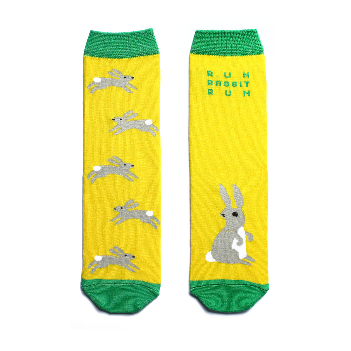Носкиn231 Носкиn231Яркие носки Big Bang Socks изготовлены из высококачественного хлопка с добавлением полиамида и эластана, которые обеспечивают отличную посадку. Модель с удлиненным паголенком оформлена оригинальным принтом с изображением зайцев. Широкая резинка плотно облегает ногу и обеспечивает удобство, не сдавливая ее.