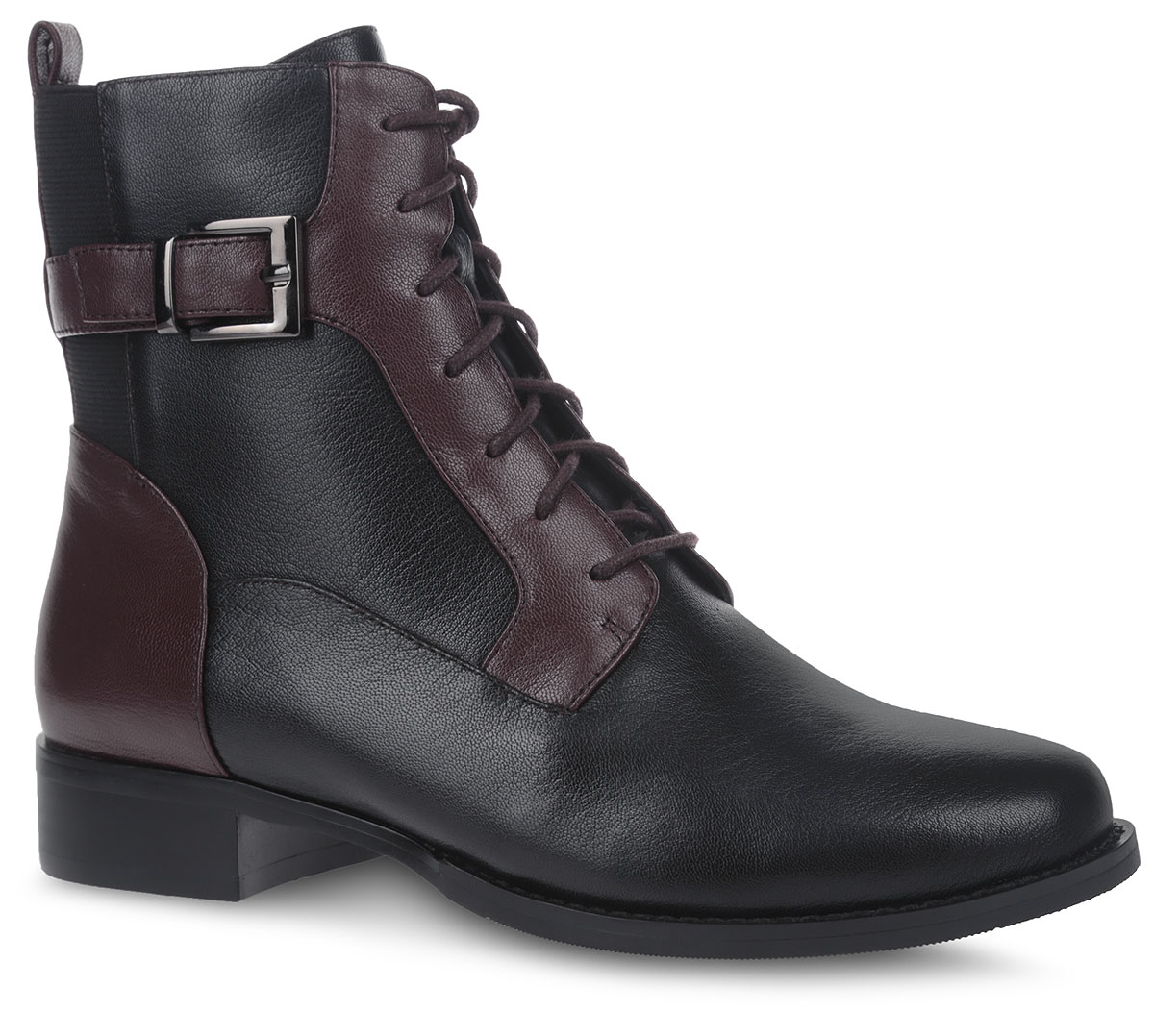 Шлепанцы  - черный, баклажановый цвет