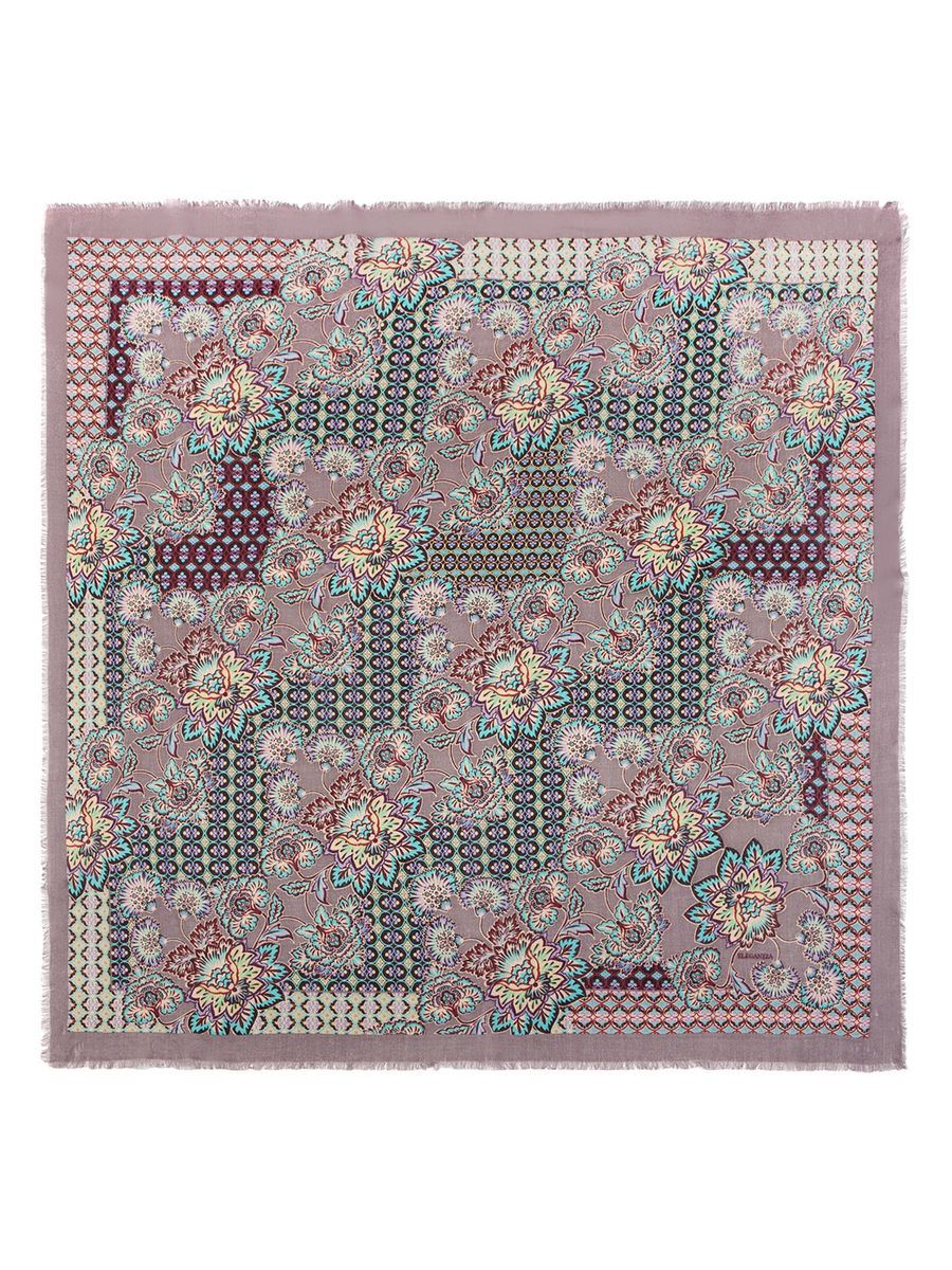 ПлатокBL41-2358 ПлатокBL41-2358Женский платок Eleganzza, изготовленный из натуральной шерсти, он мягкий и приятный на ощупь. Изделие оформлено цветочным принтом. По краям модель оформлена бахромой.