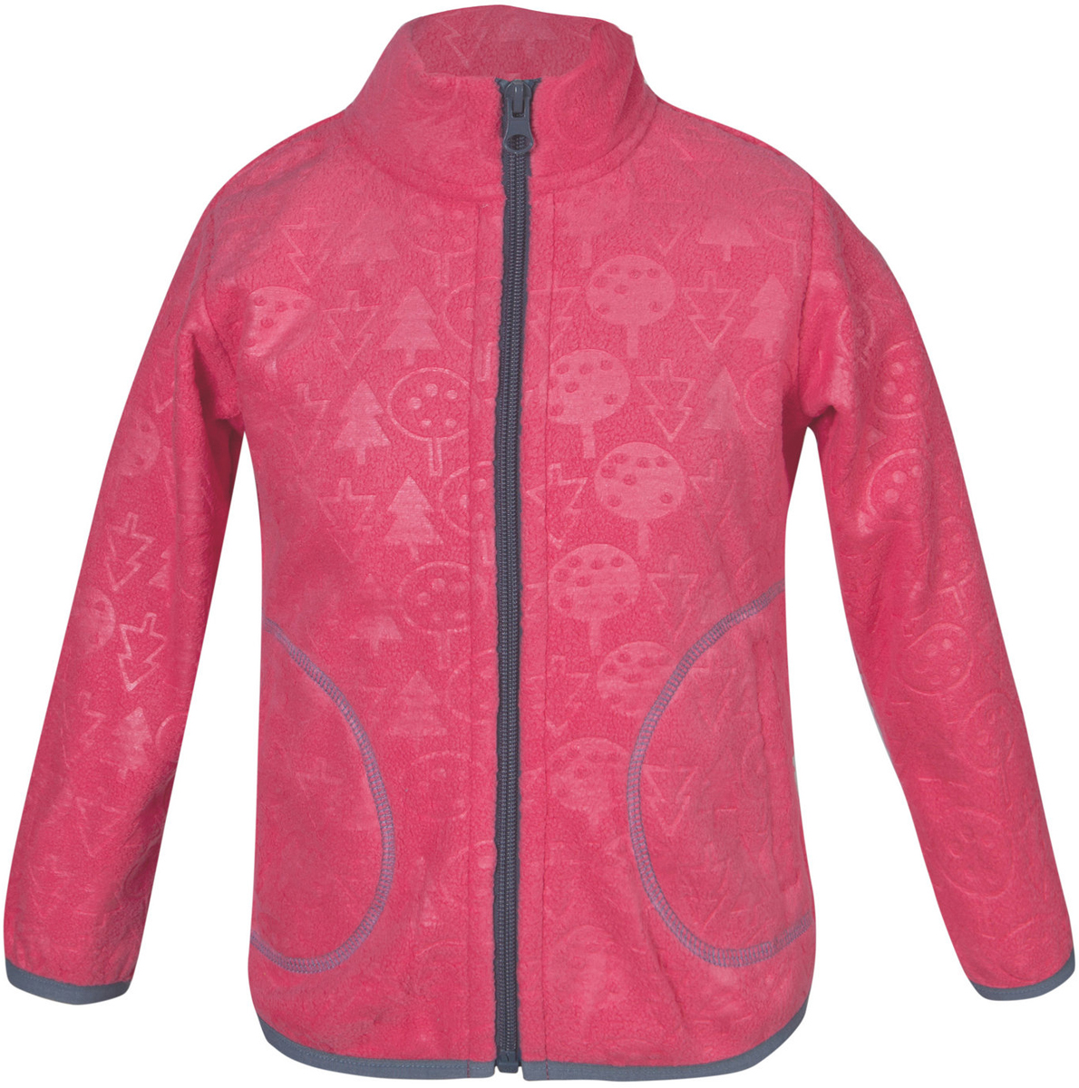 Кофта для девочки Анисия. 4К1605-14К1605-1 Кофта для девочки Анисия. 4К1605-14К1605-1Кофта на молнии из удивительно мягкого на ощупь и теплого флиса от OLDOS ACTIVE. Рисунок объемный, фактурный, выполнен тиснением. Воротник-стоечка хорошо прилегает и закрывает шею ребенка от ветра. Изнутри шов воротника укреплен х/б лентой, что предотвращает растягивание. Низ рукавов и кофты окантованы резинкой, что придает образу законченность и улучшает прилегание. В кофте есть карманы. В такой кофте будет легко и тепло как на улице прохладным летом, так и дома!