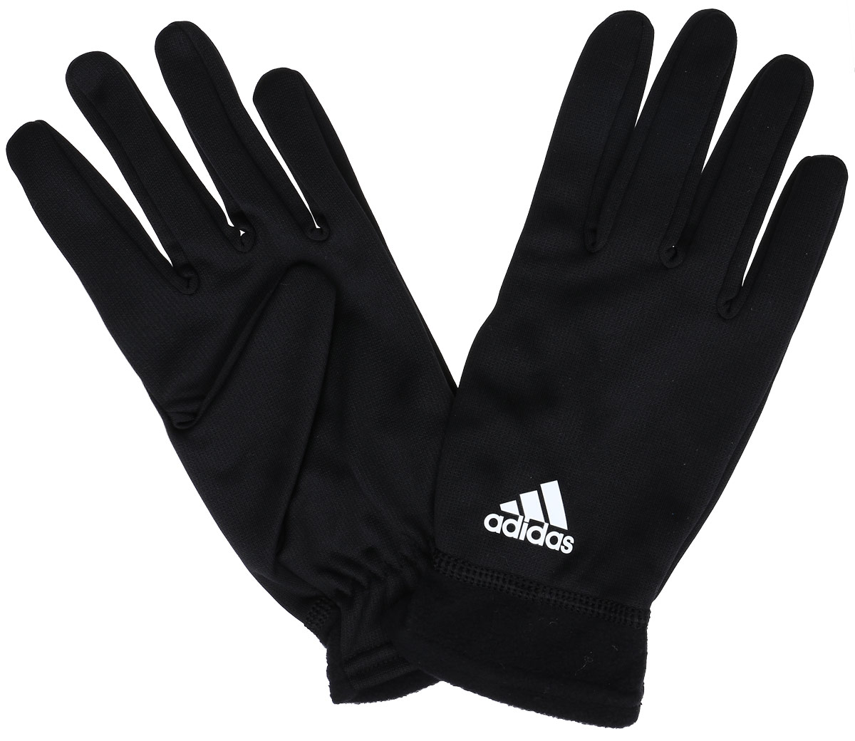 ПерчаткиAB0412 ПерчаткиAB0412Перчатки для бега Adidas Clmwm Flc Gl предназначены для занятий активными видами спорта в холодную погоду. Изделие выполнено из высококачественного полиэстера по технологии climawarm - защищают от холода, эффективно отводя от поверхности рук избытки тепла и влаги. Эластичные манжеты с плоскими швами обеспечивают надежную фиксацию. Тыльная сторона перчаток украшена логотипом бренда.
