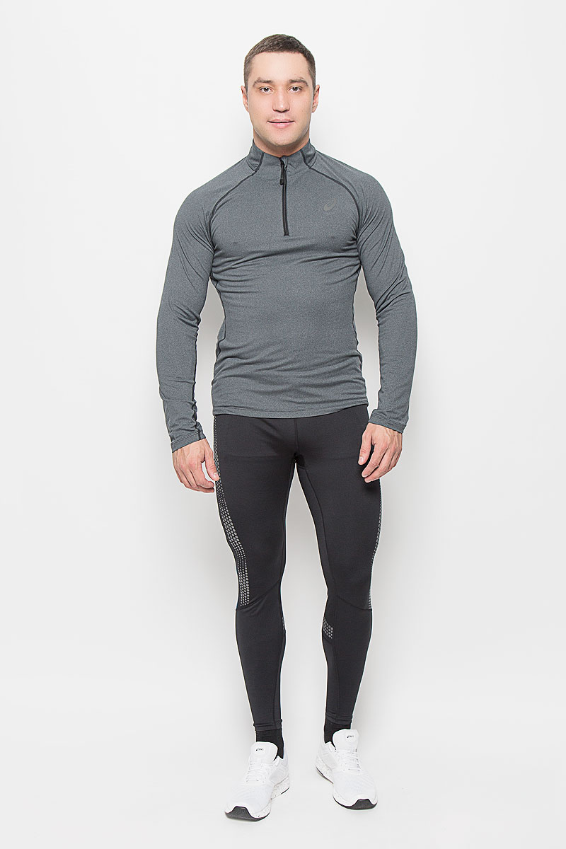 Лонгслив132106-0934 Лонгслив132106-0934Мужской лонгслив Asics Ls 1/2 Zip Jersey, выполненный из мягкой эластичной ткани, идеально подойдет для бега и занятий фитнесом. Модель отлично сидит и обеспечивает максимальную свободу движений. Материал тактильно приятный, позволяет коже свободно дышать, отводит влагу и сохраняет тело в сухости. Плоские эластичные швы изделия не натирают кожу. Модель с длинными рукавами-реглан и воротником-стойкой застегивается спереди на молнию с защитой подбородка. Спинка лонгслива удлинена. Сбоку расположен прорезной карман на молнии. На изделии предусмотрены светоотражающие детали для безопасности в темное время суток. Лонгслив идеально прилегает к телу и подчеркивает достоинства фигуры, абсолютно не сковывая движений. Модель подарит вам комфорт в течение всего дня!