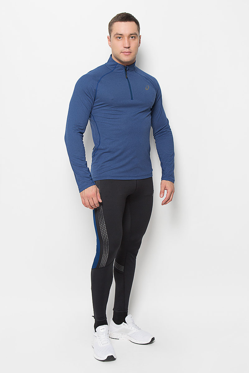 Лонгслив132106-0934 Лонгслив132106-0934Мужской лонгслив Asics Ls 1/2 Zip Jersey, выполненный из мягкой эластичной ткани, идеально подойдет для бега и занятий фитнесом. Модель отлично сидит и обеспечивает максимальную свободу движений. Материал тактильно приятный, позволяет коже свободно дышать, отводит влагу и сохраняет тело в сухости. Плоские эластичные швы изделия не натирают кожу. Модель с длинными рукавами-реглан и воротником-стойкой застегивается спереди на молнию с защитой подбородка. Спинка лонгслива удлинена. Сбоку расположен прорезной карман на молнии. На изделии предусмотрены светоотражающие детали для безопасности в темное время суток. Лонгслив идеально прилегает к телу и подчеркивает достоинства фигуры, абсолютно не сковывая движений. Модель подарит вам комфорт в течение всего дня!