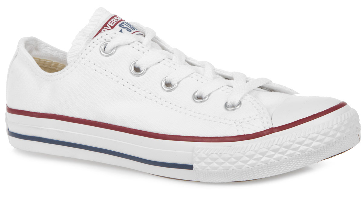 Кеды7J256/3J256 Кеды7J256/3J256Детские кеды Chuck Taylor All Star от легендарной компании Converse являются частью серии, разработанной самим Чаком Тейлором. Данная модель, выполненная из текстиля, отлично подойдет не только для занятий спортом, но и для повседневных образов. Классическая подошва надежно зафиксирует изделие на ноге. На боковой стороне и заднике расположены логотипы бренда. Оригинальная резиновая подошва модели поддерживает стопу в естественном положении, обеспечивая ей полное отсутствие перенапряжений и усталости. Стильные кеды сделают вашего ребенка ярче и займут достойное место в его коллекции.