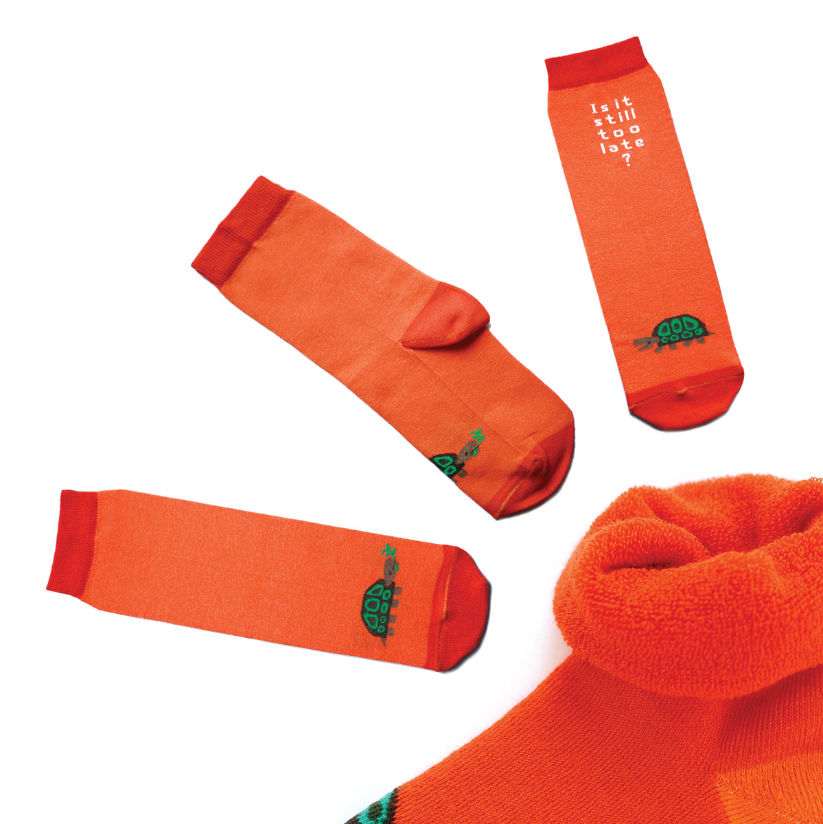 Носкиca1523 Носкиca1523Яркие женские носки Big Bang Socks изготовлены из высококачественного хлопка с добавлением полиамидных и эластановых волокон, которые обеспечивают великолепную посадку. Носки отличаются ярким стильным дизайном. Они оформлены изображением черепахи и надписью на английском языке. Удобная резинка идеально облегает ногу и не пережимает сосуды, усиленные пятка и мысок повышают износоустойчивость носка, а удлиненный паголенок придает более эстетичный вид. Дизайнерские носки Big Bang Socks - яркая деталь в вашем образе и оригинальный подарок для друзей и близких.