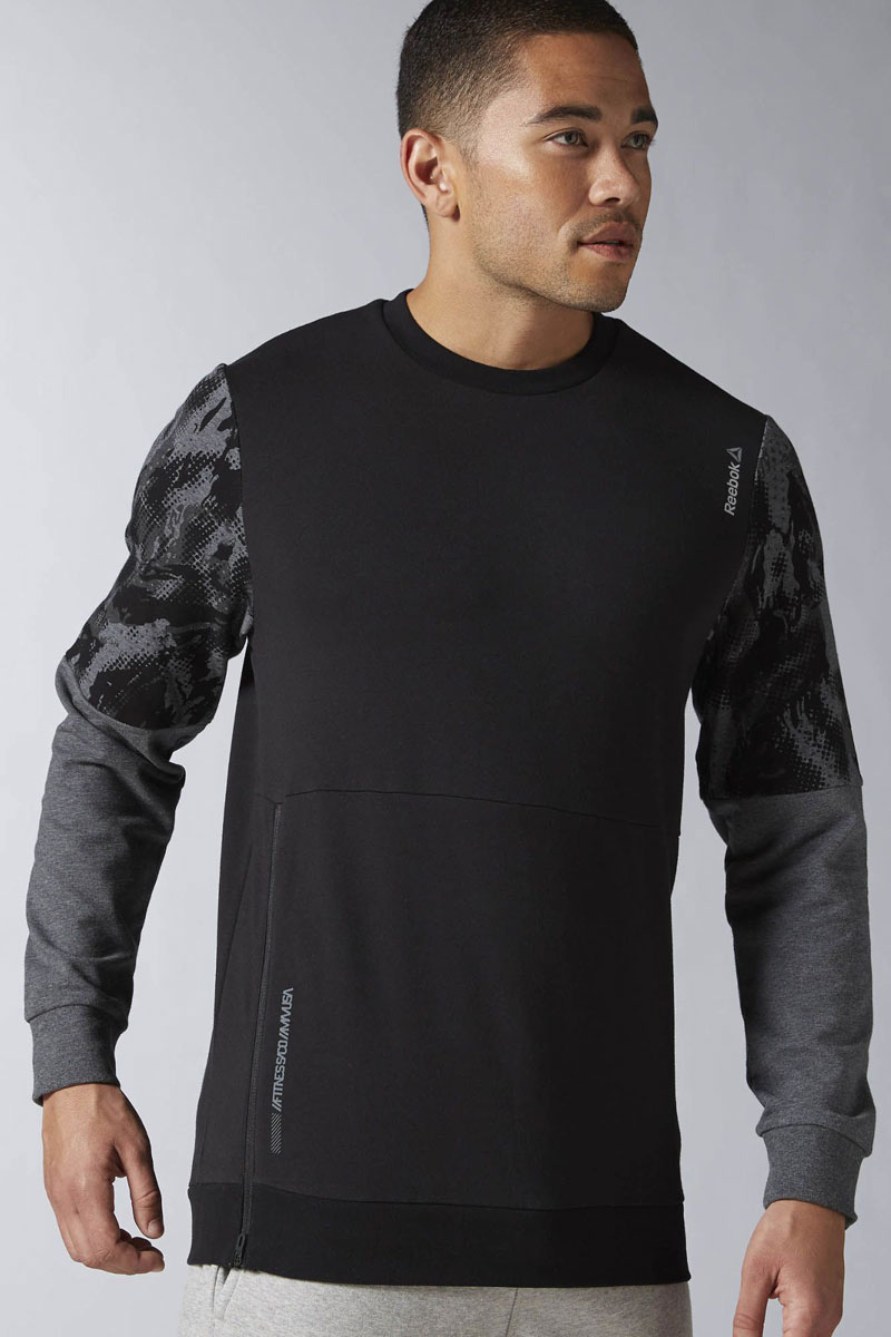 СвитшотAY2229 СвитшотAY2229Свитшот мужской Workout Ready Cotton Graphic Crew, удобный и теплый, который позволит вам выглядеть уместно в любой ситуации. Классический дизайн сделает ваш образ еще более стильным, а манжеты и низ в рубчик гарантируют оптимальную посадку. Облегающий крой отлично подходит для интенсивных тренировок и совершенно не стесняет движений. Классический круглый ворот. Боковая застежка-молния облегчает снимание и надевание. Контрастные вставки на рукавах.