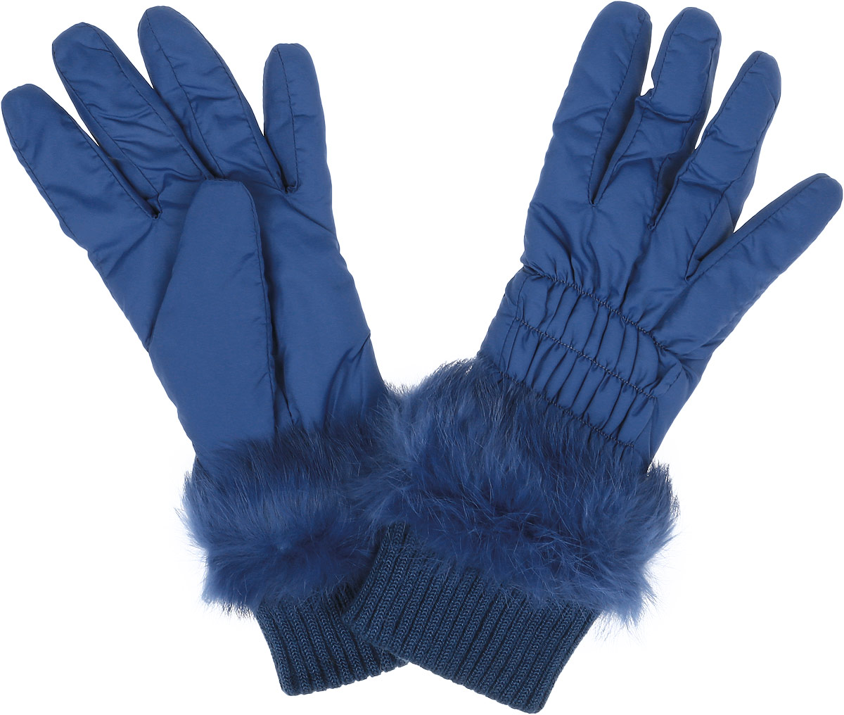 Перчатки27.4-11 blue Перчатки27.4-11 blueЖенские перчатки Fabretti не только защитят ваши руки от холода, но и станут незаменимым аксессуаром. Модель изготовлена из высококачественного нейлона, а подкладка перчаток выполнена из теплого полиэстера. Модель украшена натуральным мехом. Манжеты изделия выполнены из трикотажной резинки. Лицевая сторона дополнена отстрочкой с эластичной резинкой. Перчатки Fabretti станут завершающим и подчеркивающим элементом вашего стиля.