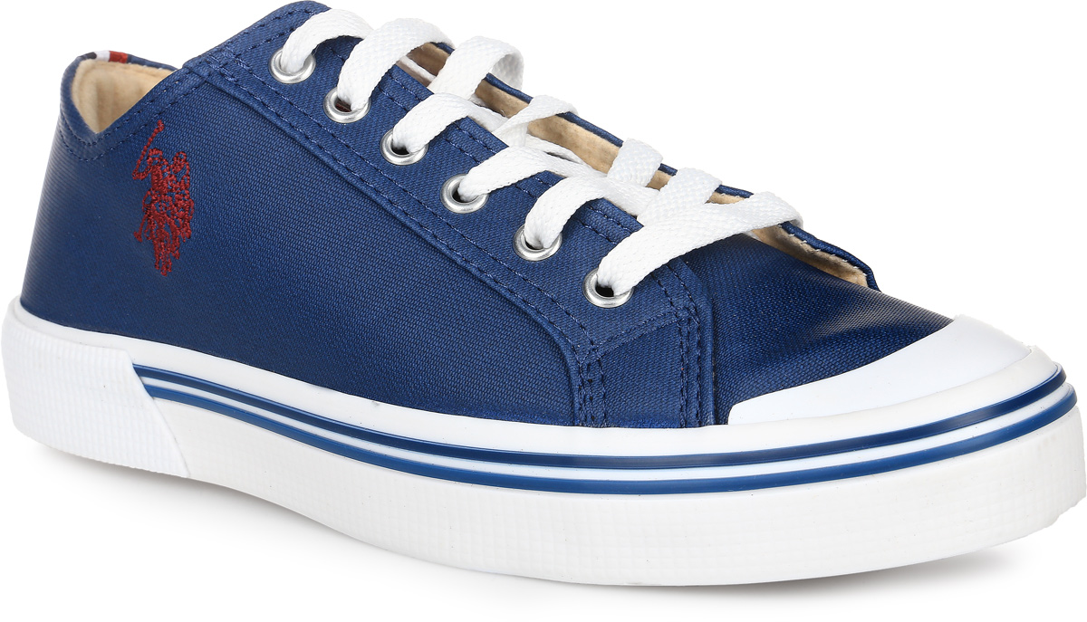 КедыS082SZ033UMCK6ALEX-100 КедыS082SZ033UMCK6ALEX-100Кеды U.S. Polo Assn. выполнены из высококачественной искусственной кожи и оформлены вышивкой с изображение логотипа бренда. Задник оформлен фирменной нашивкой. На ноге модель фиксируется с помощью шнурков. Внутренняя поверхность выполнена из утепленного текстиля, комфортного при движении. Стелька выполнена из мягкого ЭВА-материала с текстильной поверхностью. Подошва изготовлена из высококачественной резины и дополнена протектором, который гарантирует отличное сцепление с любой поверхностью.