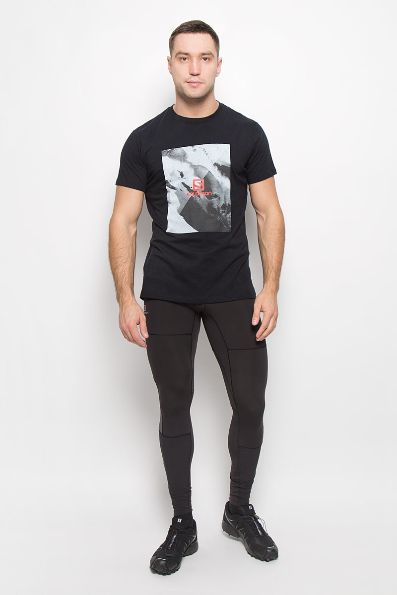 ФутболкаL38209000 ФутболкаL38209000Мужская футболка Cliffdrop SS Cotton Tee от Salomon поможет создать отличный современный образ. Модель, изготовленная из натурального хлопка, очень мягкая, тактильно приятная, не сковывает движения и позволяет коже дышать. Футболка с круглым вырезом горловины и короткими рукавами оформлена спереди крупным принтом.