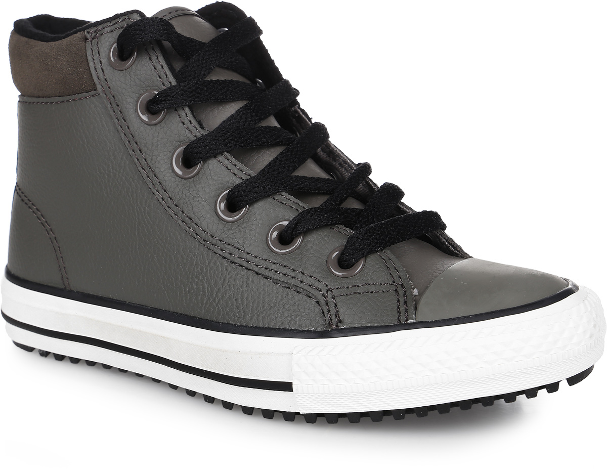 Кеды654312 Кеды654312Кеды Converse Chuck Taylor All Star Boot Pc выполнены из натуральной кожи и оформлены фирменной нашивкой. Модель дополнена текстильным мягким кантом, который создаст комфорт при ходьбе и предотвратит натирание ноги. На ноге модель фиксируется с помощью шнурков. Внутренняя поверхность выполнена из утепленного текстиля. Стелька выполнена из мягкого ЭВА-материала с текстильной поверхностью. Подошва выполнена из высококачественной резины и дополнена протектором, который гарантирует отличное сцепление с любой поверхностью.