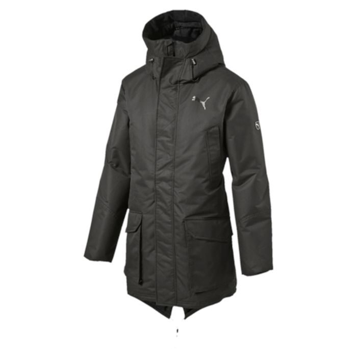 Куртка838661_01 Куртка838661_01Благодаря прямому крою, куртка STYLE Protective Down обеспечивает комфортную посадку. Данная модель не будет сковывать вас в движениях, вы будете чувствовать себя легко и непринужденно. Модель декорирована логотипом PUMA, нанесенным методом глянцевой печати, а также силиконовой эмблемой PUMA. Модель изготовлена с использованием технологии stormCELL из водонепроницаемых, но в то же время дышащих материалов, способных справиться с любой непогодой. Среди других отличительных особенностей модели - капюшон изменяемой формы с затягивающимися шнурами, снабженными стопорами и зажимами в виде шариков, капюшон с подкладкой из флиса, ветрозащитный клапан на липучке и наращённый спереди ворот, надежно закрывающий шею и подбородок, скрытый карман для электронных устройств на молнии, с прорезиненной петлицей и эластичной петлей для регулировки длины провода наушников под ветрозащитным клапаном, карманы на молнии на груди, боковые накладные карманы с вертикальным входом в карман и застегивающиеся...