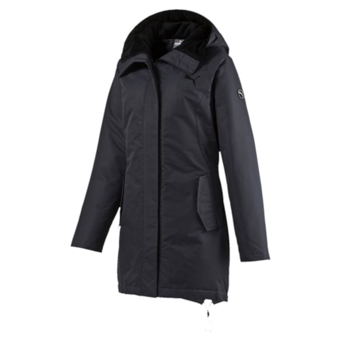 Пуховик838686_32 Пуховик838686_32Модель декорирована логотипом PUMA, нанесенным методом глянцевой печати, а также силиконовой эмблемой PUMA. Модель изготовлена с использованием технологии stormCELL из водонепроницаемых, но в то же время дышащих материалов, способных справиться с любой непогодой. Среди других отличительных особенностей модели - капюшон с подкладкой из флиса, ветрозащитный клапан и наращенный спереди ворот, надежно закрывающий шею и подбородок, снабженный застежкой на липучке, боковые карманы, закрывающиеся на скрытые кнопки, подол с кулиской и затягивающимся шнуром для регулирования посадки, петля для вешалки, внутренний карман для электронных устройств на молнии с прорезиненной петлицей и эластичной петлей для регулировки длины провода наушников, висячий ярлык с указанием состава наполнителя.