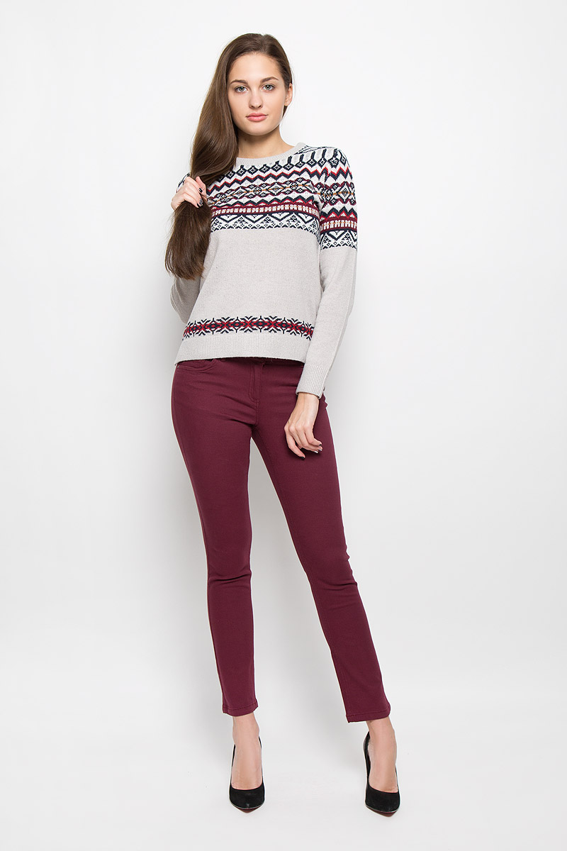 БрюкиP-115/762-6393 БрюкиP-115/762-6393Стильные женские брюки Sela Casual, выполненные из эластичного хлопка, очень мягкие, тактильно приятные, не сковывают движения и хорошо пропускают воздух. Модель-слим со стандартной посадкой застегивается на пуговицу в поясе и ширинку на застежке- молнии. Спереди брюки дополнены двум втачными карманами и маленьким накладным кармашком, сзади - двумя накладными карманами. На поясе предусмотрены шлевки для ремня.