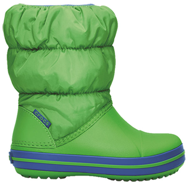 Дутики14613-6X0 Дутики14613-6X0Детские дутики Winter Puff Boot от Crocs сохранят тепло в холодную погоду. Дутики выполнены из прочного водонепроницаемого и грязеотталкивающего текстиля и полимера Croslite. Литая непромокаемая носочная часть из материала Croslite гарантирует легкость и комфорт. Подкладка и стелька выполнены из мягкого текстиля, что обеспечит комфорт и уют ногам. Такая подкладка дышит, согревает и соответствует гигиеническим нормам. Подошва с протектором гарантирует идеальное сцепление на любой поверхности. Декоративный рант по периметру основания подошвы придает дутикам спортивный стиль. Рекомендуемый температурный режим: до -15-20С°.