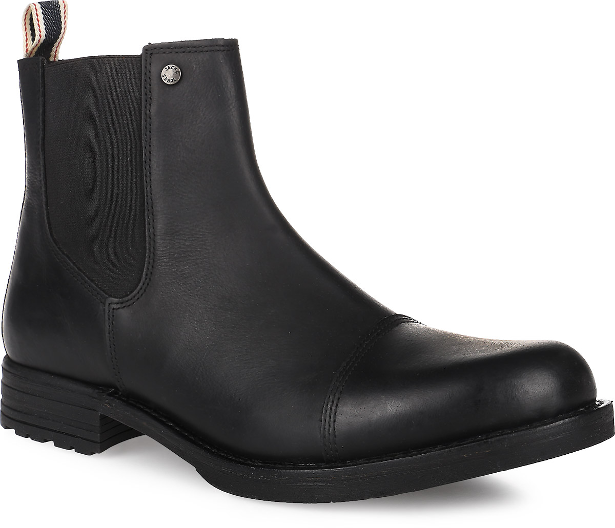 Челси12110875_Anthracite Челси12110875_AnthraciteЧелси Jack & Jones выполнены из натуральной кожи. Боковые стороны оформлены вставками из эластичной резинки, облегчающей процесс надевания. Подкладка и стелька изготовлены из текстиля. По ранту у модели крупная прострочка. Подошва из прочной резины оснащена рифлением.