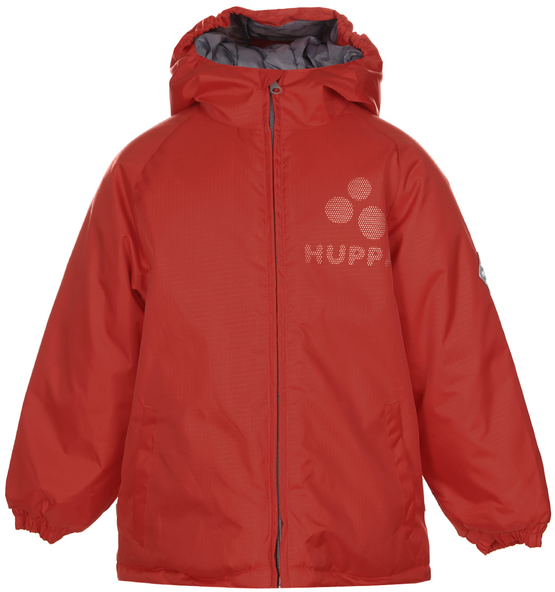 Куртка17710030-022 Куртка17710030-022Яркая детская куртка Huppa Classy идеально подойдет для ребенка в прохладное время года. Куртка изготовлена из водоотталкивающей и ветрозащитной ткани и утеплена синтепоном (100% полиэстер). В качестве подкладки также используется полиэстер. Куртка с капюшоном застегивается на пластиковую застежку-молнию и дополнительно имеет внутренний ветрозащитный клапан, а также защиту подбородка. По краю капюшон дополнен эластичными вставками. Низ рукавов обработан манжетами на резинках. Модель спереди дополнена втачными карманами. Куртка спереди и сзади оформлена светоотражающими элементами в виде названия бреда. На левом рукаве расположена небольшая нашивка с названием бренда. В такой куртке ваш ребенок будет чувствовать себя комфортно, уютно и всегда будет в центре внимания!