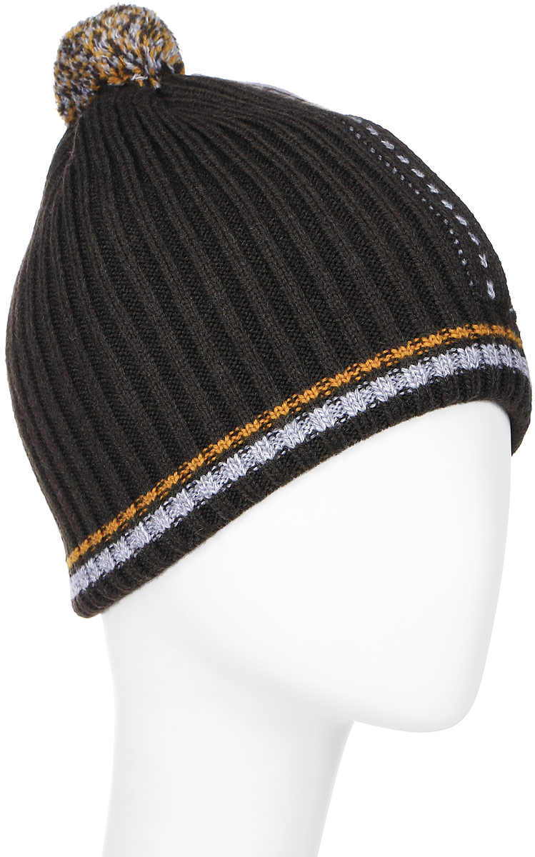 ШапкаMBH5804/2 ШапкаMBH5804/2Теплая детская шапка Marhatter отлично дополнит образ вашего ребенка в холодную погоду. Сочетание шерсти и акрила максимально сохраняет тепло и обеспечивает удобную посадку. Подкладка выполнена из мягкого флиса. Шапка оформлена контрастным принтом и на макушке дополнена пушистым помпоном. Уважаемые клиенты! Размер, доступный для заказа, является обхватом головы.