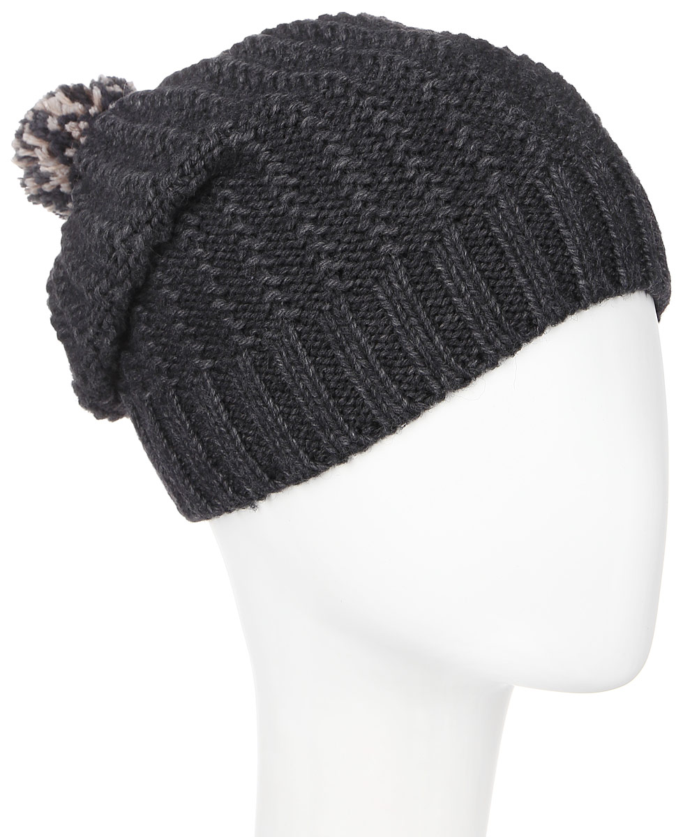 ШапкаMBH6805/2 ШапкаMBH6805/2Детская шапка Marhatter выполнена из шерсти и акрила, подкладка - из полиэстера. Вязаная модель декорирована нашивкой в виде логотипа бренда и дополнена небольшим помпоном. Низ изделия оформлен вязаной резинкой. Уважаемые клиенты! Размер, доступный для заказа, является обхватом головы.