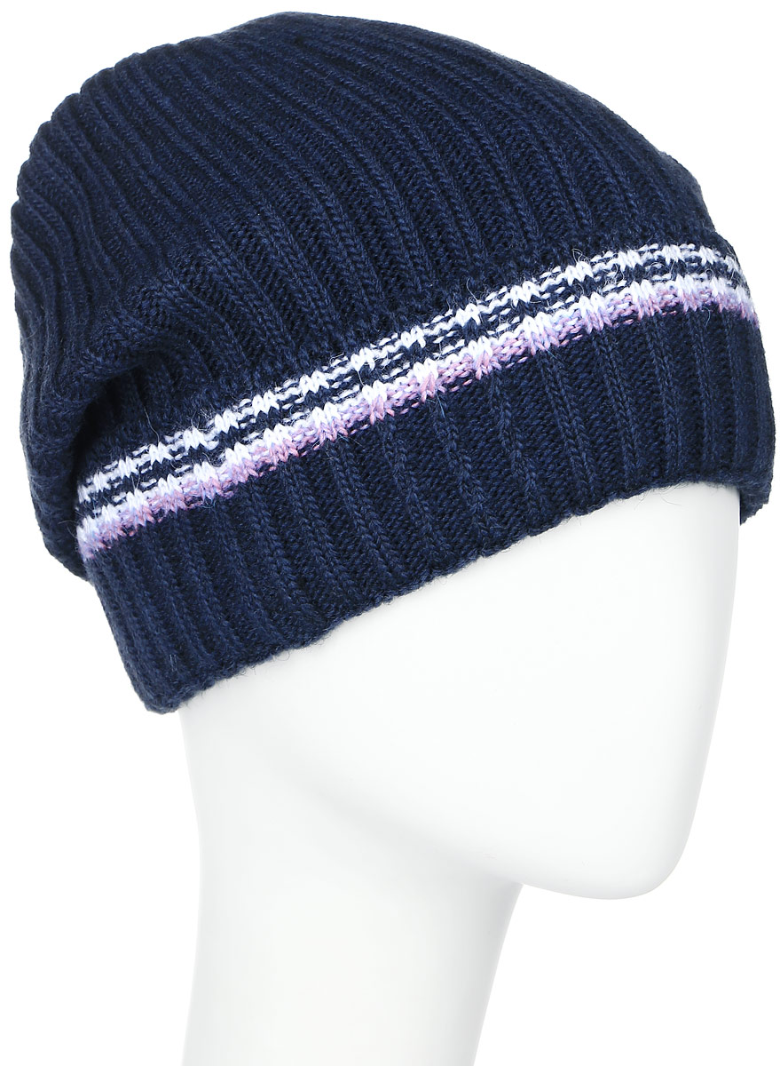 ШапкаRWH6493/2 ШапкаRWH6493/2Теплая женская Elfrio шапка, выполненная из 100% акрила, отлично дополнит ваш образ в холодную погоду. Подкладка выполнена из мягкого флиса. Удлиненная шапка имеет небольшой отворот, оформленный контрастными полосками. Модель составит идеальный комплект с модной верхней одеждой, в ней вам будет уютно и тепло. Уважаемые клиенты! Размер, доступный для заказа, является обхватом головы.