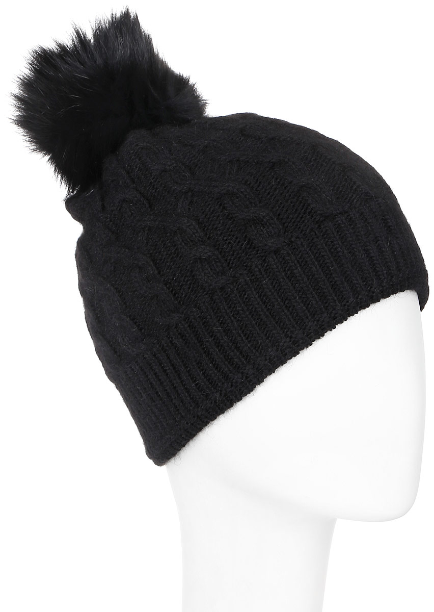 Шапка3507/3 Шапка3507/3Вязаная шапка Marhatter с орнаментом “косы” выполнена из шерсти с добавлением нейлона, ангоры и вискозы. Она превосходно сохраняет тепло, мягкая и идеально прилегает к голове. Шапка оформлена меховым помпоном. Уважаемые клиенты! Размер, доступный для заказа, является обхватом головы.