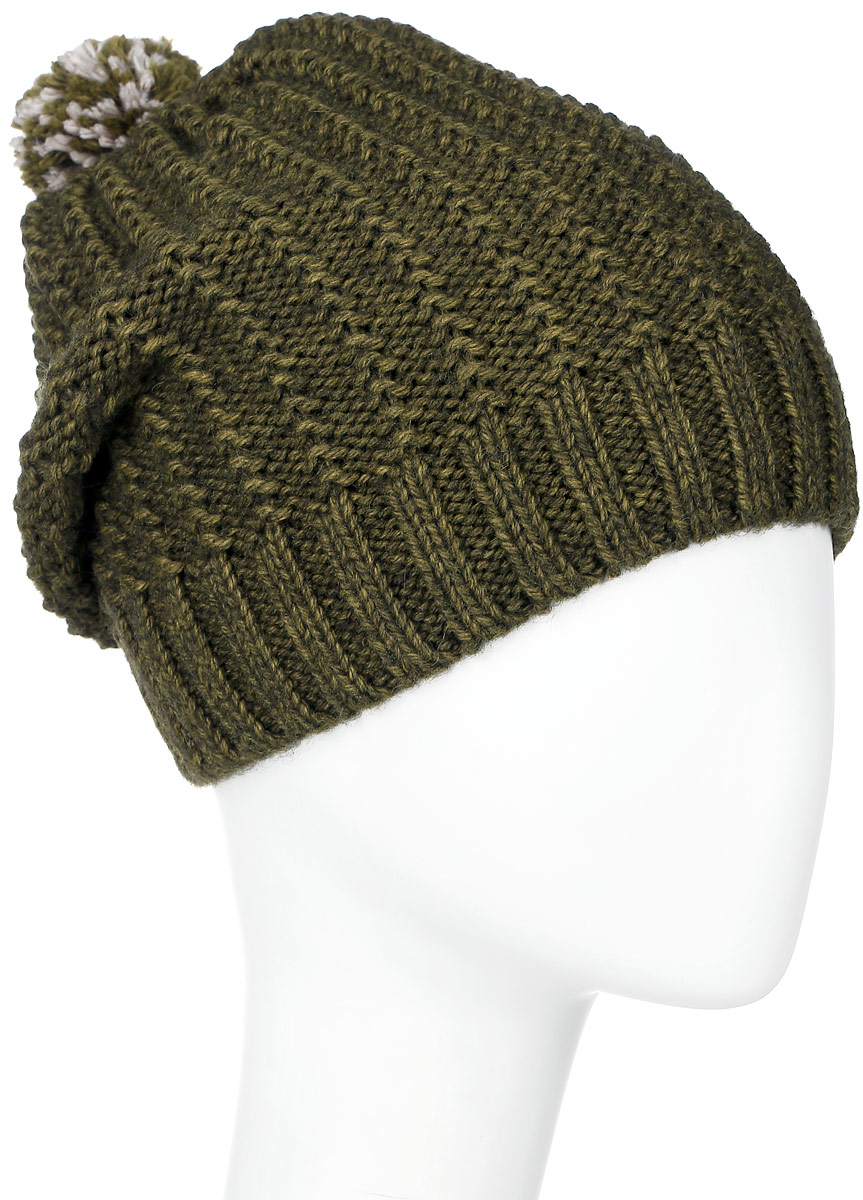 ШапкаMBH6805/2 ШапкаMBH6805/2Детская шапка Marhatter выполнена из шерсти и акрила, подкладка - из полиэстера. Вязаная модель декорирована нашивкой в виде логотипа бренда и дополнена небольшим помпоном. Низ изделия оформлен вязаной резинкой. Уважаемые клиенты! Размер, доступный для заказа, является обхватом головы.