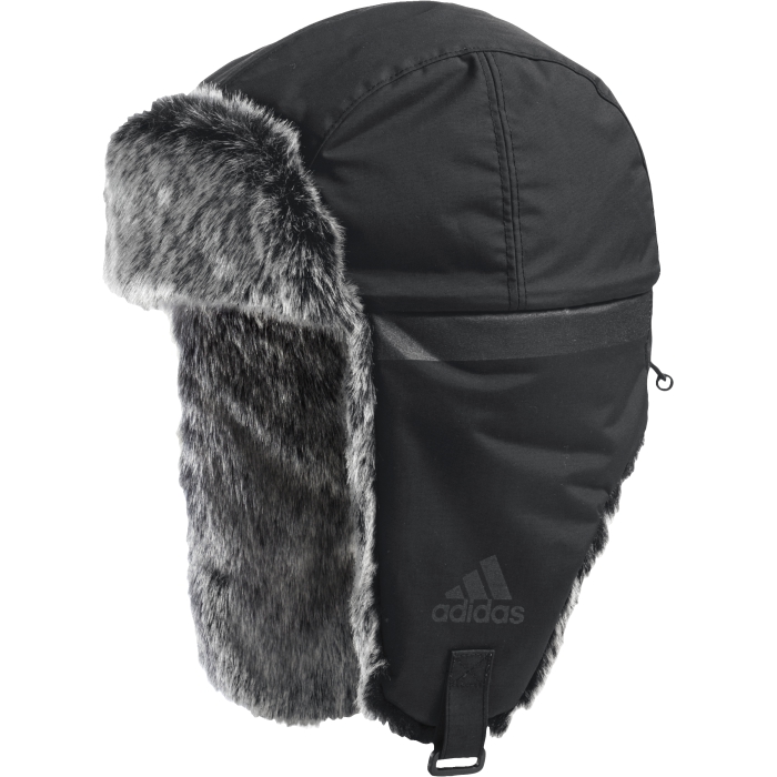 ШапкаAB0493 ШапкаAB0493Шапка-ушанка adidas adidas Climaproof выполнена из плотного полиамида и украшена искусственной шерстью. Длинные ушки шапки фиксируются при помощи хлястика с липучкой. Подкладка выполнена из мягкого флиса. Обхват головы регулируется при помощи шнурка-кулиски со стоппером. Уважаемые клиенты! Обращаем ваше внимание на тот факт, что размер, доступный для заказа, является обхватом головы.