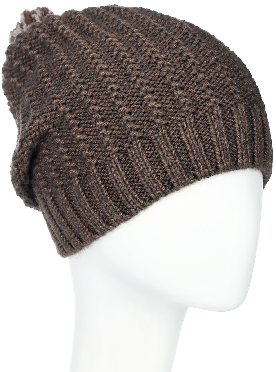 ШапкаMBH6805/2 ШапкаMBH6805/2Детская шапка Marhatter выполнена из шерсти и акрила, подкладка - из полиэстера. Вязаная модель декорирована нашивкой в виде логотипа бренда и дополнена небольшим помпоном. Низ изделия оформлен вязаной резинкой. Уважаемые клиенты! Размер, доступный для заказа, является обхватом головы.