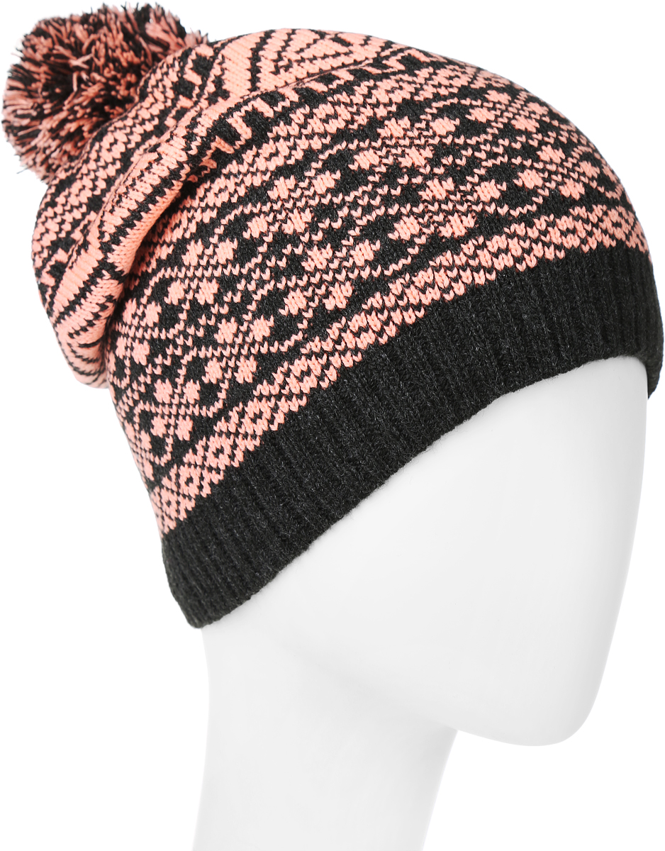 ШапкаRLH6861/2 ШапкаRLH6861/2Теплая женская Elfrio шапка, выполненная из 100% акрила, отлично дополнит ваш образ в холодную погоду. Подкладка выполнена из теплого флиса. Шапка двойная оформлена контрастным принтом с узорами и дополнена на макушке пушистым помпоном. Модель составит идеальный комплект с модной верхней одеждой, в ней вам будет уютно и тепло. Уважаемые клиенты! Размер, доступный для заказа, является обхватом головы.