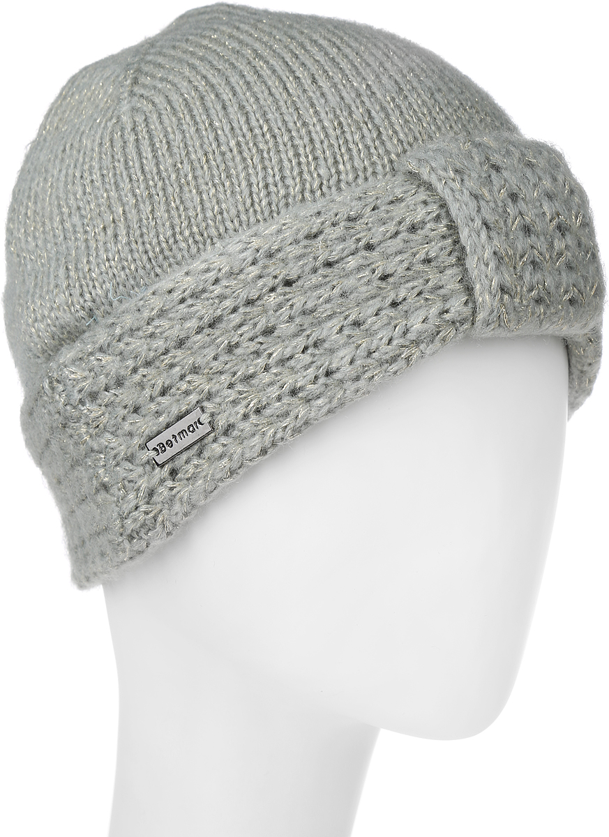 ШапкаB1289H TURBAN ШапкаB1289H TURBANСтильная женская шапка Betmar удивительно стильная и женственная с вкраплениями тончайшей золотой нити. Шапка выполнена из акрила с добавлением металлика, что позволяет ей великолепно сохранять тепло и обеспечивает высокую эластичность и удобство посадки. Модель украшена лентой по окружности и бантом сбоку. Тёплая модель для холодной зимы. Уважаемые клиенты! Размер, доступный для заказа, является обхватом головы.