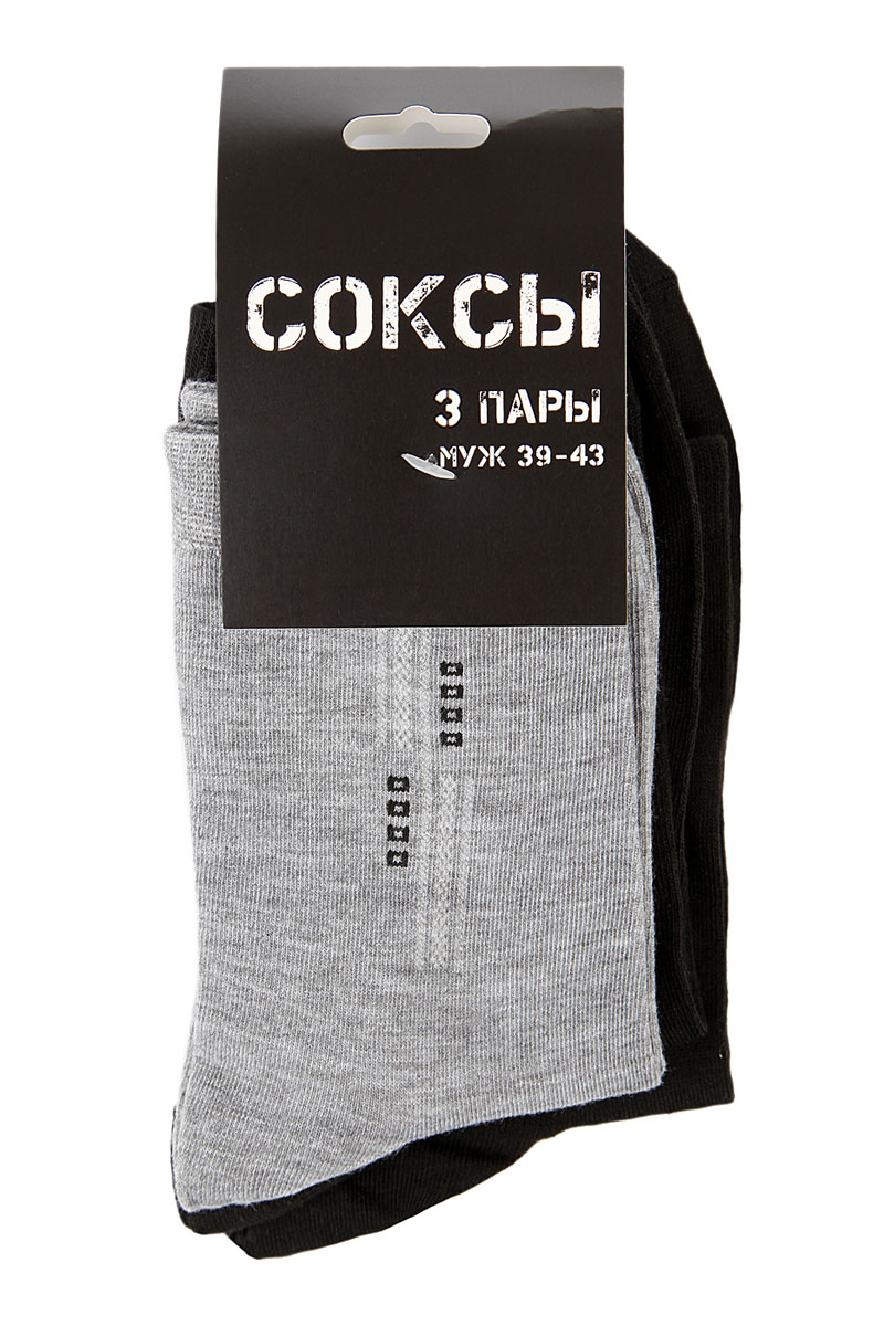 Комплект носков012 Комплект носков012Носки Соксы изготовлены из полиэстера с добавлением эластана, комфортных при носке. Эластичная резинка плотно облегает ногу, не сдавливая ее, обеспечивая комфорт и удобство.