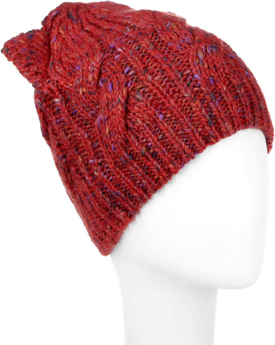 ШапкаMWH7128/2 ШапкаMWH7128/2Теплая женская шапка Marhatter выполнена из сочетания высококачественных материалов. Шапка выполнена крупной вязкой с узором и на макушке оформлена оригинальными ушками. Сбоку модель дополнена нашивкой с изображением снежинки. Уважаемые клиенты! Размер, доступный для заказа, является обхватом головы.