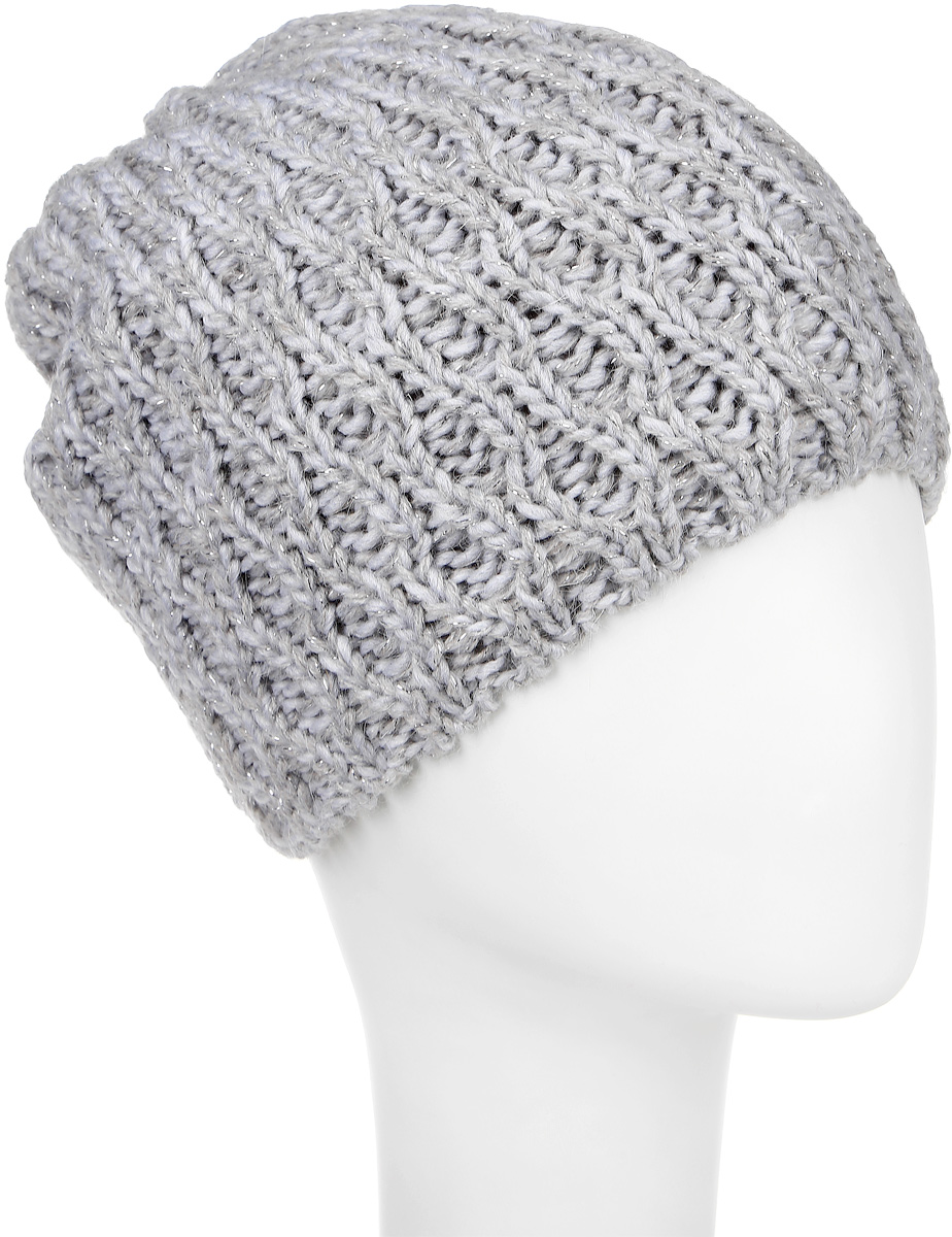 ШапкаMWH6292/2 ШапкаMWH6292/2Теплая шапка Marhatter выполнена из высококачественного акрила и теплой шерсти. Подкладка выполнена из мягкого флиса. Удлиненная двойная шапка оформлена крупной вязкой и дополнена блестящим люрексом. Уважаемые клиенты! Размер, доступный для заказа, является обхватом головы.