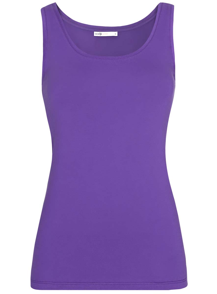 Майка14315002B/46154/4D01N Майка14315002B/46154/4D01NЖенская майка oodji Ultra изготовлена из натурального хлопка. Модель с круглым вырезом горловины выполнена в лаконичном дизайне.