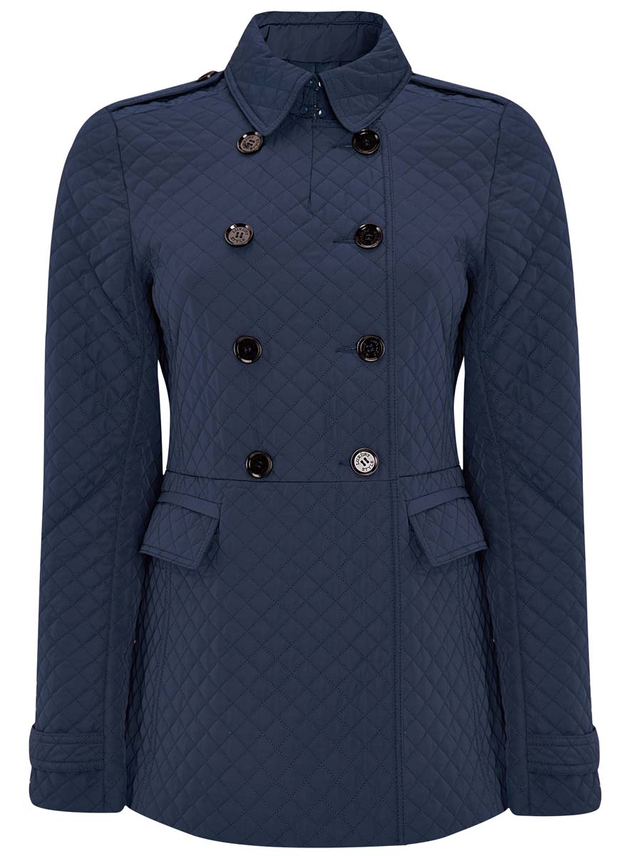 Куртка28304004/43399/7900N Куртка28304004/43399/7900NЖенская куртка oodji Collection изготовлена из высококачественного полиэстера. В качестве утеплителя используется полиэстер. Модель с отложным воротником застегивается на пуговицы. Спереди расположены два прорезных кармана, закрывающиеся на клапаны. Манжеты рукавов оформлены хлястиками на пуговицах. Воротник оснащен застежкой-крючком. На спинке имеется регулирующий ремешок с пуговицами.