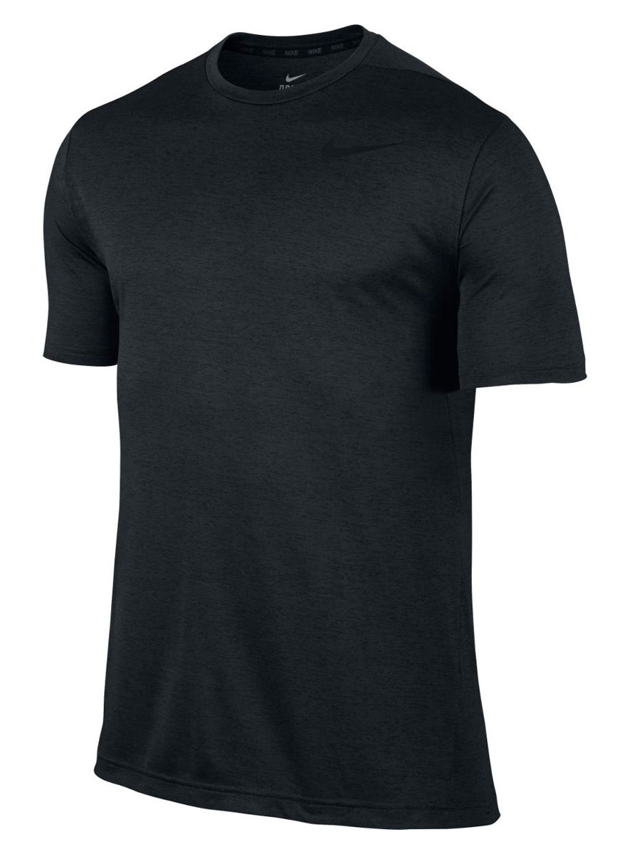 Футболка742228-010 Футболка742228-010Футболка Nike Dri-FIT из тонкого трикотажа Dri-FIT выводит влагу на поверхность, оставляя кожу сухой. Прямой крой, короткие рукава.