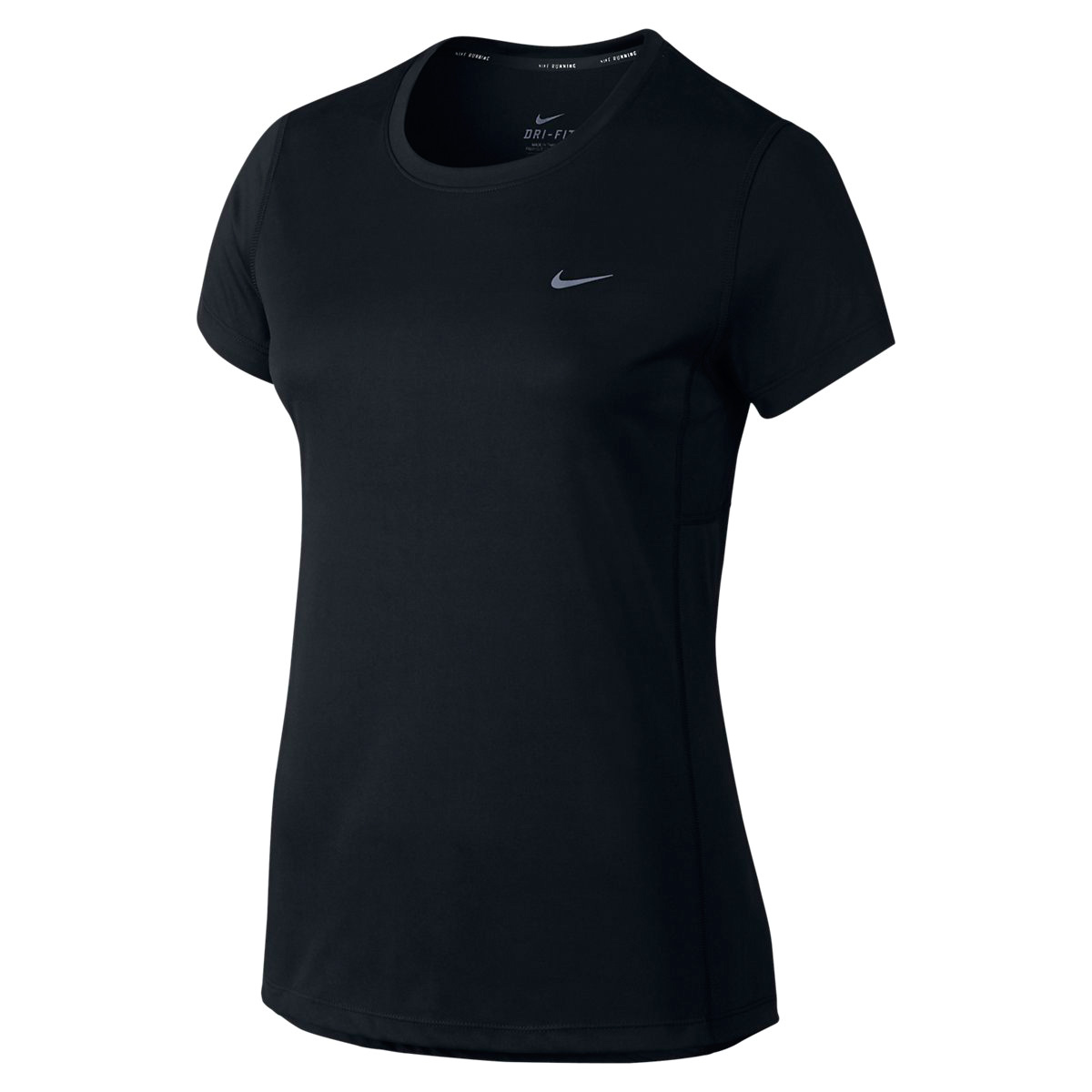 Футболка686911-010 Футболка686911-010Женская футболка Nike Miler Short Sleeve выполнена из качественной ткани Dri-FIT, которая не задерживает влагу, оставляя кожу сухой. Технология Stay Cool контролирует оптимальную температуру тела. Округлая горловина осуществляет комфортную посадку по фигуре.