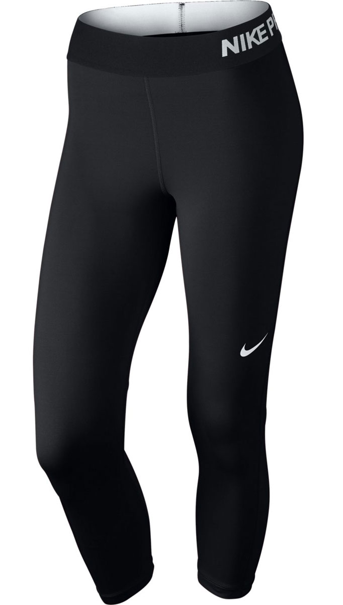 Капри725468-010 Капри725468-010Леггинсы NIKE PRO COOL CAPRI идеально подходят для тренировок. Изготовленные из эластичного материала Dri-FIT обеспечивает комфорт, сетчатый материал под коленями отлично справляется с терморегуляцией. Плотный эластичный пояс облегает и фиксируется на талии.